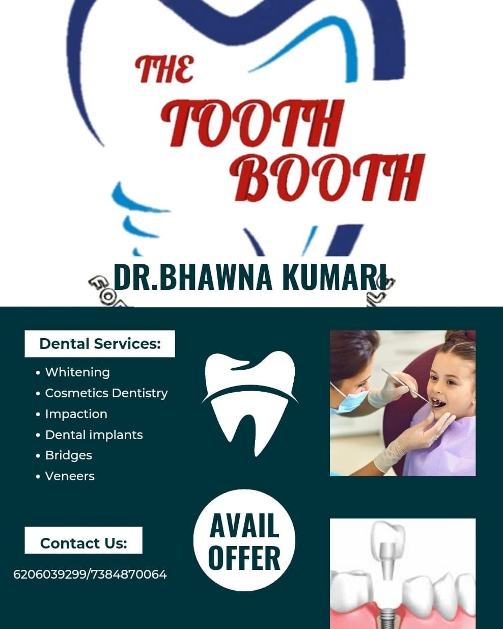 Dr. Bhawna Kumari performing Root Canal Treatment